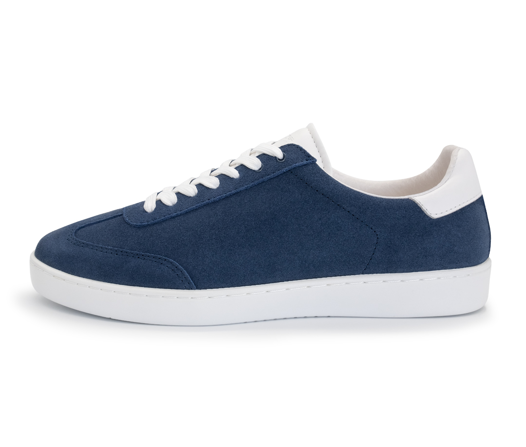 Blue dance sneaker 7005 for women made of suede with a white PU sole from Anna Kern.