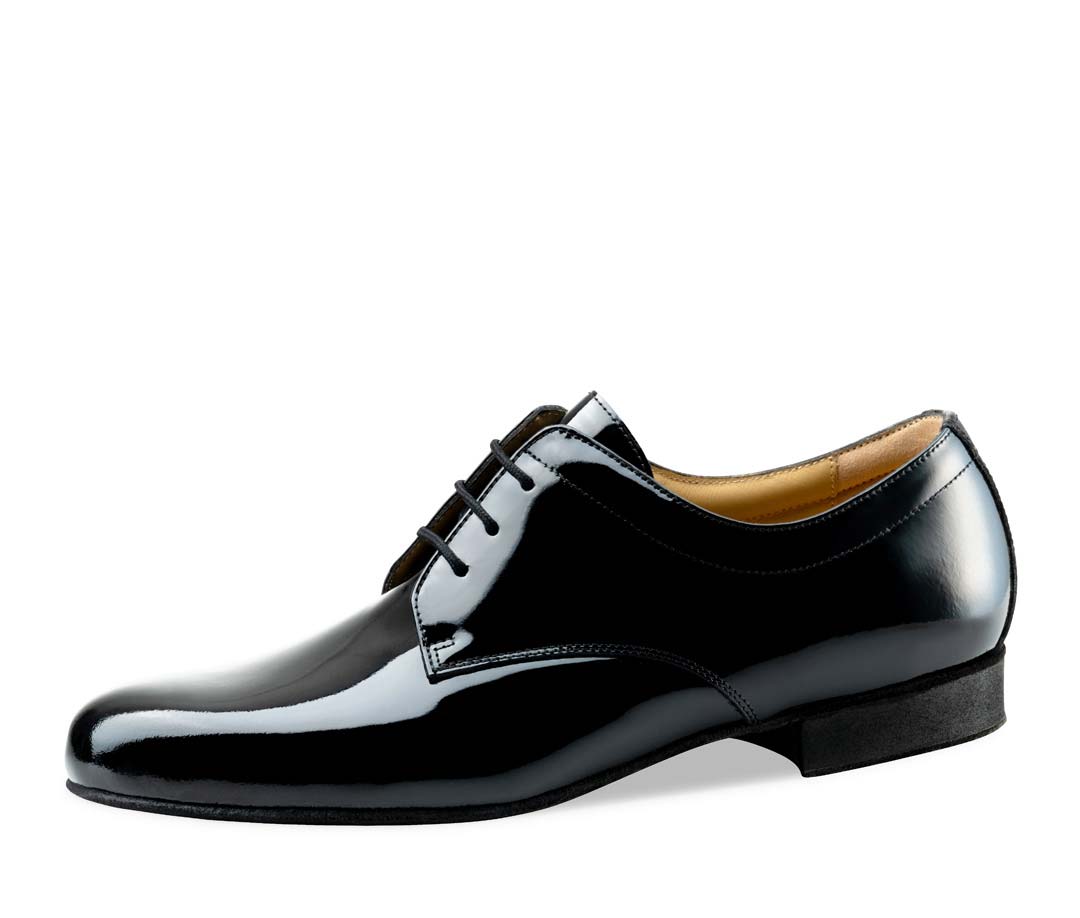 Standard men's dance shoe from Werner Kern in black patent