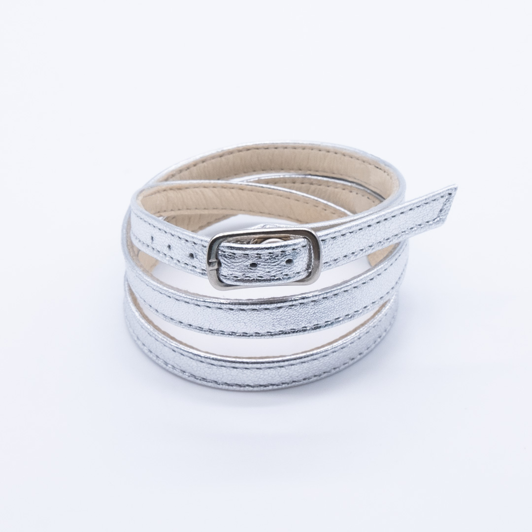 Strap nappa silver