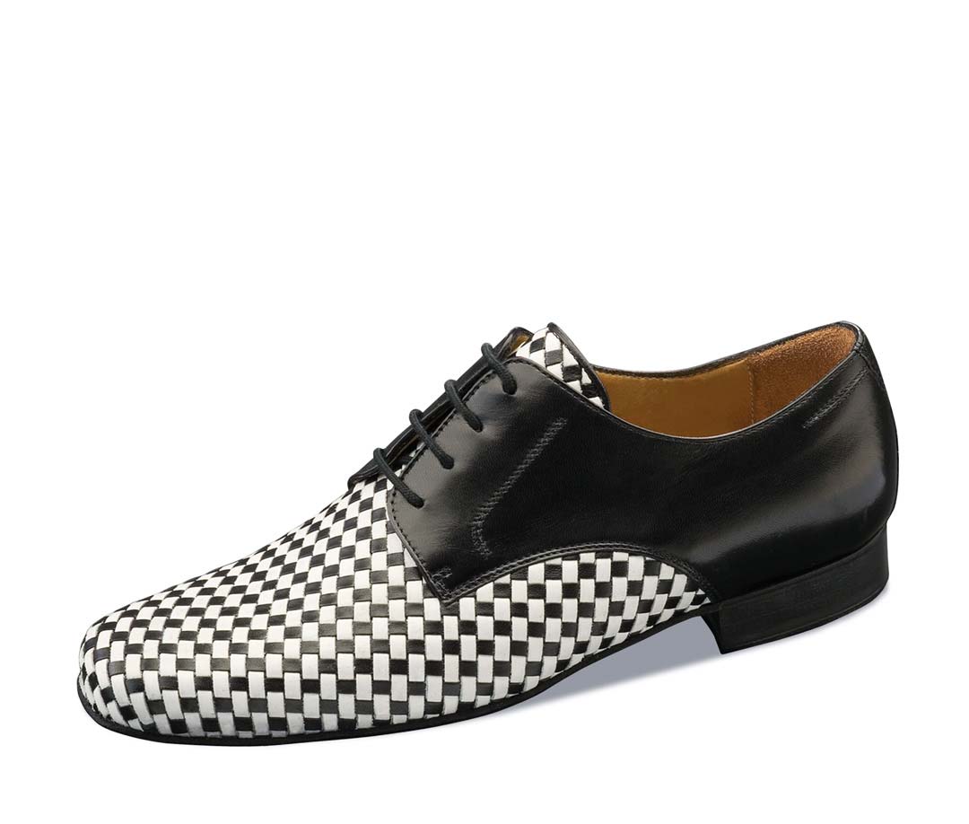 black and white men's dance shoe from Nueva Epoca